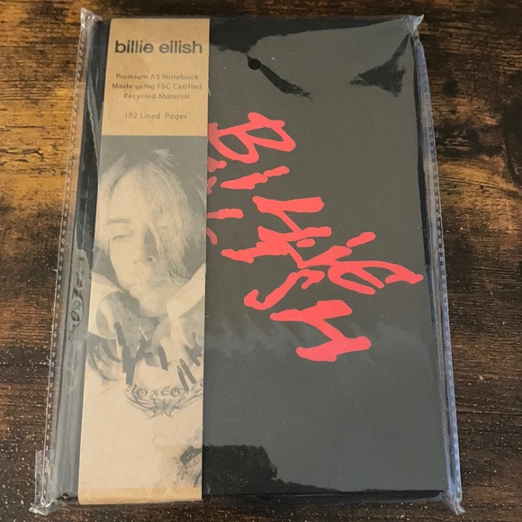 Billie Eilish Premium Hardback Notebook - Picture 1 of 3